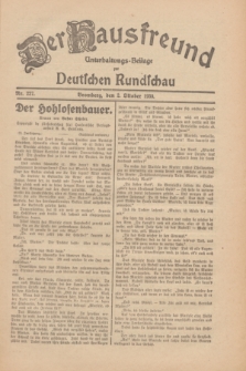 Der Hausfreund : Unterhaltungs-Beilage zur Deutschen Rundschau. 1930, Nr. 227 (2 Oktober)