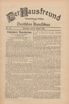 Der Hausfreund : Unterhaltungs-Beilage zur Deutschen Rundschau. 1930, Nr. 245 (23 Oktober)