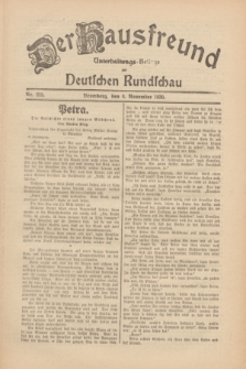 Der Hausfreund : Unterhaltungs-Beilage zur Deutschen Rundschau. 1930, Nr. 258 (8 November)