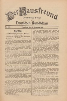 Der Hausfreund : Unterhaltungs-Beilage zur Deutschen Rundschau. 1930, Nr. 280 (4 Dezember)