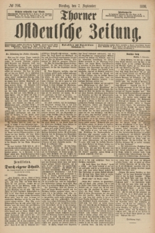 Thorner Ostdeutsche Zeitung. 1886, № 208 (7 September)