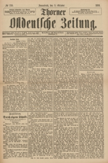 Thorner Ostdeutsche Zeitung. 1886, № 236 (9 Oktober)
