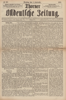 Thorner Ostdeutsche Zeitung. 1888, № 207 (4 September)