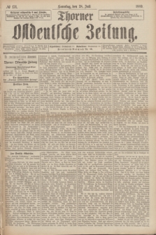 Thorner Ostdeutsche Zeitung. 1889, № 174 (28 Juli)