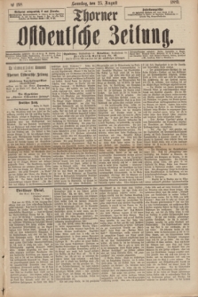 Thorner Ostdeutsche Zeitung. 1889, № 198 (25 August)