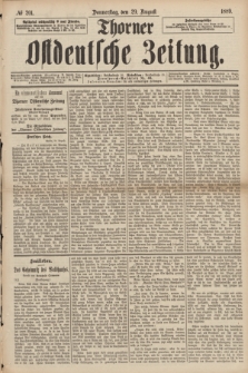 Thorner Ostdeutsche Zeitung. 1889, № 201 (29 August)