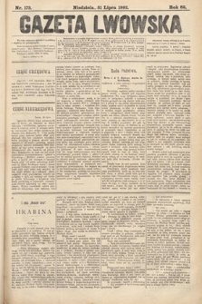 Gazeta Lwowska. 1892, nr 173