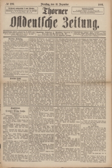 Thorner Ostdeutsche Zeitung. 1889, № 289 (10 Dezember)