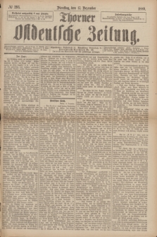Thorner Ostdeutsche Zeitung. 1889, № 295 (17 Dezember) + dod.