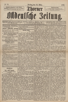 Thorner Ostdeutsche Zeitung. 1890, № 74 (28 März)