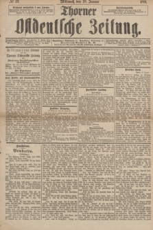 Thorner Ostdeutsche Zeitung. 1891, № 23 (28 Januar)