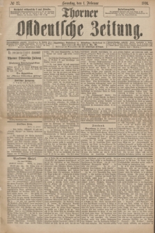 Thorner Ostdeutsche Zeitung. 1891, № 27 (1 Februar)