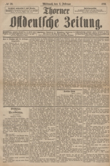 Thorner Ostdeutsche Zeitung. 1891, № 29 (4 Februar)