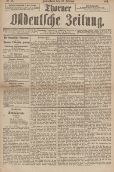 Thorner Ostdeutsche Zeitung. 1891, № 50 (28 Februar)