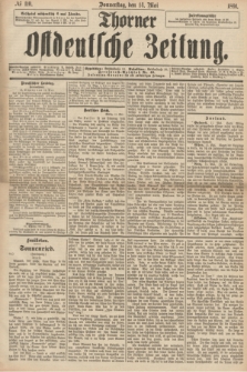 Thorner Ostdeutsche Zeitung. 1891, № 110 (14 Mai)
