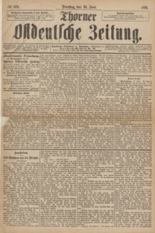 Thorner Ostdeutsche Zeitung. 1891, № 149 (30 Juni)