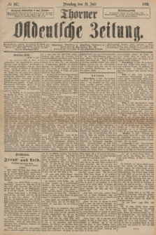 Thorner Ostdeutsche Zeitung. 1891, № 167 (21 Juli)
