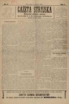 Gazeta Stryjska : dwutygodnik polityczno-społeczny. 1893, nr 2