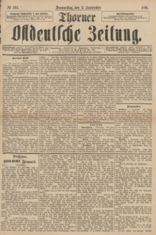 Thorner Ostdeutsche Zeitung. 1891, № 205 (3 September)