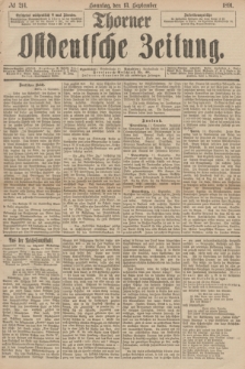 Thorner Ostdeutsche Zeitung. 1891, № 214 (13 September)