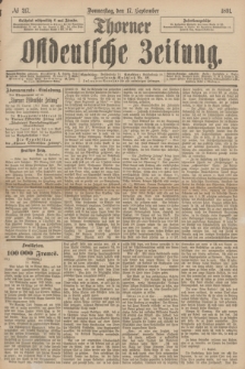 Thorner Ostdeutsche Zeitung. 1891, № 217 (17 September)