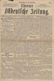 Thorner Ostdeutsche Zeitung. 1891, № 223 (24 September)