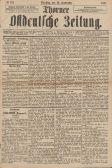 Thorner Ostdeutsche Zeitung. 1891, № 227 (29 September)