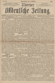 Thorner Ostdeutsche Zeitung. 1891, № 231 (3 Oktober)