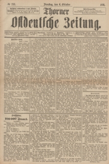 Thorner Ostdeutsche Zeitung. 1891, № 233 (6 Oktober)