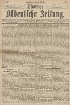 Thorner Ostdeutsche Zeitung. 1891, № 237 (10 Oktober)