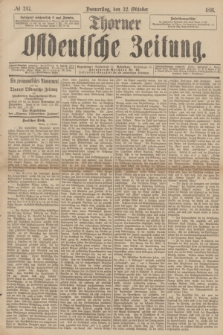 Thorner Ostdeutsche Zeitung. 1891, № 247 (22 Oktober)