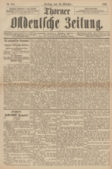 Thorner Ostdeutsche Zeitung. 1891, № 248 (23 Oktober)