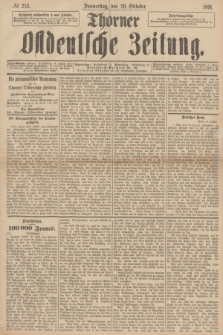 Thorner Ostdeutsche Zeitung. 1891, № 253 (29 Oktober)