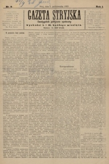 Gazeta Stryjska : dwutygodnik polityczno-społeczny. 1893, nr 9