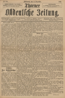 Thorner Ostdeutsche Zeitung. 1891, № 288 (9 Dezember)