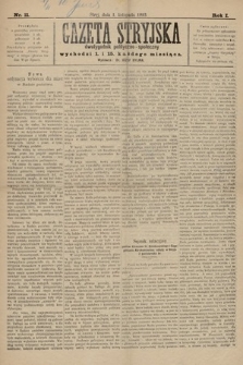 Gazeta Stryjska : dwutygodnik polityczno-społeczny. 1893, nr 11