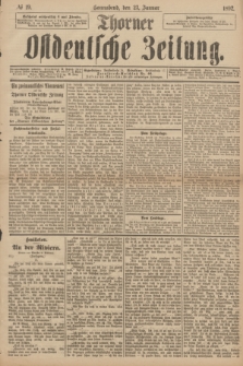 Thorner Ostdeutsche Zeitung. 1892, № 19 (23 Januar)