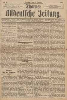 Thorner Ostdeutsche Zeitung. 1892, № 21 (26 Januar)