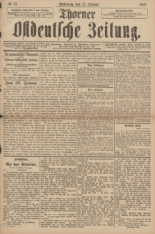 Thorner Ostdeutsche Zeitung. 1892, № 22 (27 Januar)