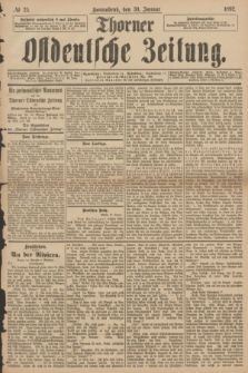 Thorner Ostdeutsche Zeitung. 1892, № 25 (30 Januar)