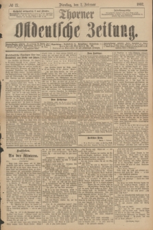 Thorner Ostdeutsche Zeitung. 1892, № 27 (2 Februar)