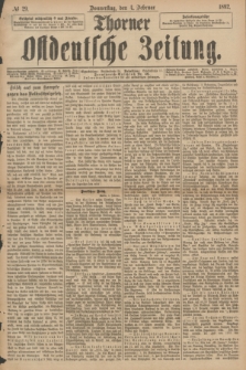 Thorner Ostdeutsche Zeitung. 1892, № 29 (4 Februar) + dod.