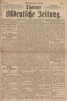 Thorner Ostdeutsche Zeitung. 1892, № 46 (24 Februar)