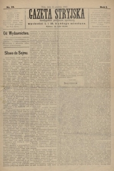 Gazeta Stryjska : dwutygodnik polityczno-społeczny. 1893, nr 14
