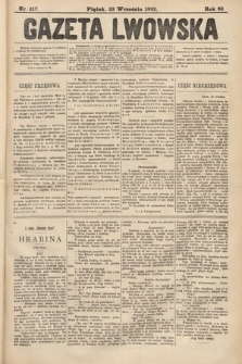 Gazeta Lwowska. 1892, nr 217