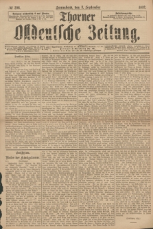 Thorner Ostdeutsche Zeitung. 1892, № 206 (3 September)