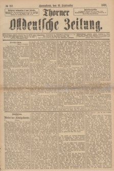 Thorner Ostdeutsche Zeitung. 1892, № 212 (10 September)