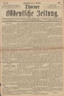 Thorner Ostdeutsche Zeitung. 1892, № 236 (8 Oktober)