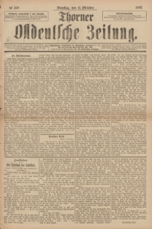 Thorner Ostdeutsche Zeitung. 1892, № 238 (11 Oktober)