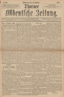 Thorner Ostdeutsche Zeitung. 1892, № 239 (12 Oktober)
